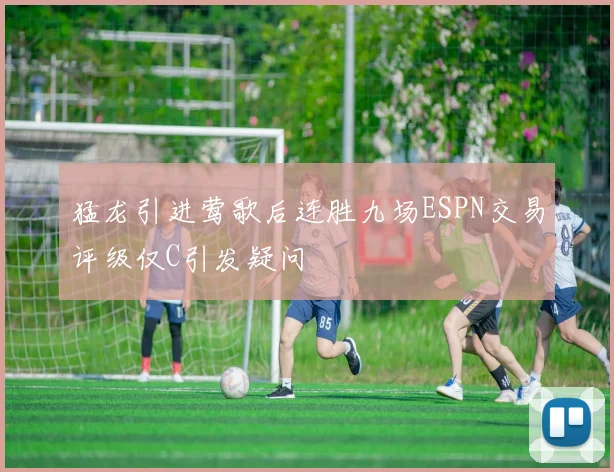 猛龙引进莺歌后连胜九场ESPN交易评级仅C引发疑问