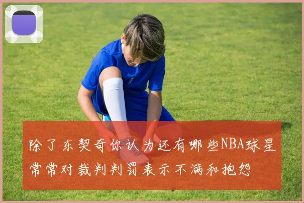 除了东契奇你认为还有哪些NBA球星常常对裁判判罚表示不满和抱怨